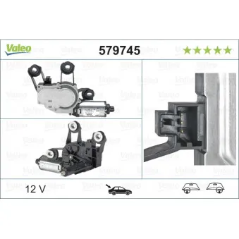 Moteur d'essuie-glace VALEO 579745