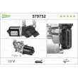 Moteur d'essuie-glace VALEO 579752 - Visuel 1