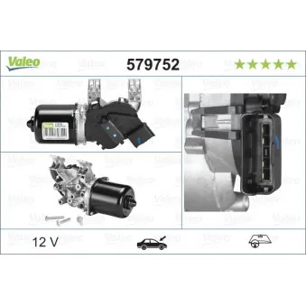 Moteur d'essuie-glace VALEO 579752