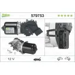 Moteur d'essuie-glace VALEO 579753 - Visuel 1