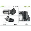 Moteur d'essuie-glace VALEO 579754 - Visuel 1