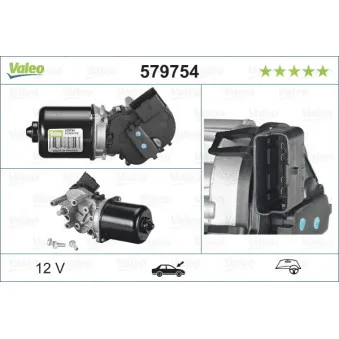 Moteur d'essuie-glace VALEO 579754