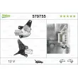 Moteur d'essuie-glace VALEO 579755 - Visuel 1