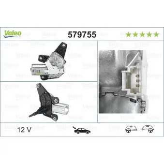 Moteur d'essuie-glace VALEO 579755