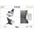 Moteur d'essuie-glace VALEO 579756 - Visuel 1
