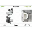 Moteur d'essuie-glace VALEO 579765 - Visuel 1