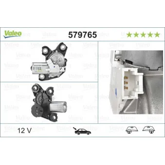 Moteur d'essuie-glace VALEO 579765