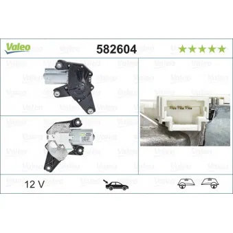 Moteur d'essuie-glace VALEO 582604