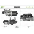 Moteur d'essuie-glace VALEO 582605 - Visuel 1