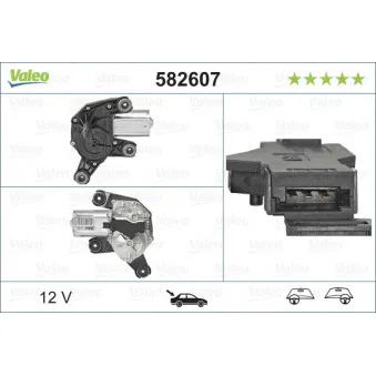 Moteur d'essuie-glace VALEO 582607