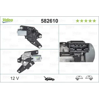 Moteur d'essuie-glace VALEO 582610