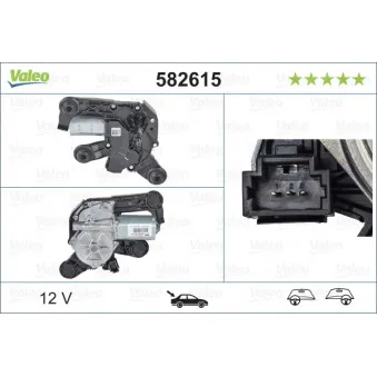 Moteur d'essuie-glace VALEO 582615