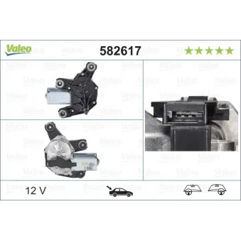 Moteur d'essuie-glace VALEO 582617