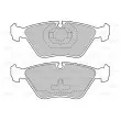 Jeu de 4 plaquettes de frein avant VALEO 598616 - Visuel 2
