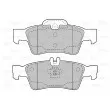Jeu de 4 plaquettes de frein arrière VALEO 598637 - Visuel 2