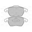 Jeu de 4 plaquettes de frein avant VALEO 598715 - Visuel 2