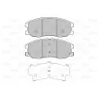 Jeu de 4 plaquettes de frein avant VALEO 598942 - Visuel 2