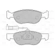 Jeu de 4 plaquettes de frein avant VALEO 601003 - Visuel 2