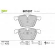 Jeu de 4 plaquettes de frein avant VALEO 601007 - Visuel 1