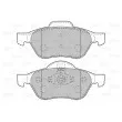 Jeu de 4 plaquettes de frein avant VALEO 601012 - Visuel 2