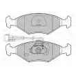 Jeu de 4 plaquettes de frein avant VALEO 601019 - Visuel 2