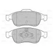 Jeu de 4 plaquettes de frein avant VALEO 601045 - Visuel 2