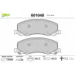 Jeu de 4 plaquettes de frein avant VALEO 601048 - Visuel 1