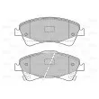 Jeu de 4 plaquettes de frein avant VALEO 601059 - Visuel 2