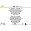 Jeu de 4 plaquettes de frein avant VALEO 601130 - Visuel 1