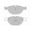 Jeu de 4 plaquettes de frein avant VALEO 601136 - Visuel 2