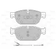 Jeu de 4 plaquettes de frein avant VALEO 601138 - Visuel 2