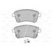 Jeu de 4 plaquettes de frein avant VALEO 601141 - Visuel 2