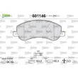 Jeu de 4 plaquettes de frein avant VALEO 601146 - Visuel 1