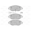 Jeu de 4 plaquettes de frein avant VALEO 601286 - Visuel 2