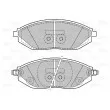 Jeu de 4 plaquettes de frein avant VALEO 601291 - Visuel 2