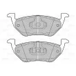 Jeu de 4 plaquettes de frein arrière VALEO 601296 - Visuel 2