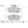 Jeu de 4 plaquettes de frein avant VALEO 601297 - Visuel 1