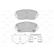 Jeu de 4 plaquettes de frein avant VALEO 601299 - Visuel 2