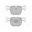 Jeu de 4 plaquettes de frein arrière VALEO 601319 - Visuel 2