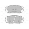 Jeu de 4 plaquettes de frein avant VALEO 601348 - Visuel 2