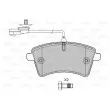Jeu de 4 plaquettes de frein avant VALEO 601354 - Visuel 2