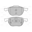 Jeu de 4 plaquettes de frein avant VALEO 601368 - Visuel 2