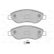 Jeu de 4 plaquettes de frein avant VALEO 601380 - Visuel 2