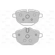 Jeu de 4 plaquettes de frein arrière VALEO 601385 - Visuel 2