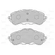 Jeu de 4 plaquettes de frein avant VALEO 601394 - Visuel 2