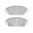 Jeu de 4 plaquettes de frein avant VALEO 601402 - Visuel 2