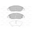 Jeu de 4 plaquettes de frein avant VALEO 601404 - Visuel 2