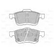 Jeu de 4 plaquettes de frein avant VALEO 601414 - Visuel 2