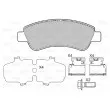 Jeu de 4 plaquettes de frein avant VALEO 601464 - Visuel 2