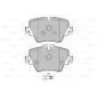 Jeu de 4 plaquettes de frein avant VALEO 601470 - Visuel 2